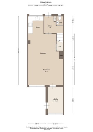 Floorplan - Vijfmolens 10, 4247 EA Kedichem